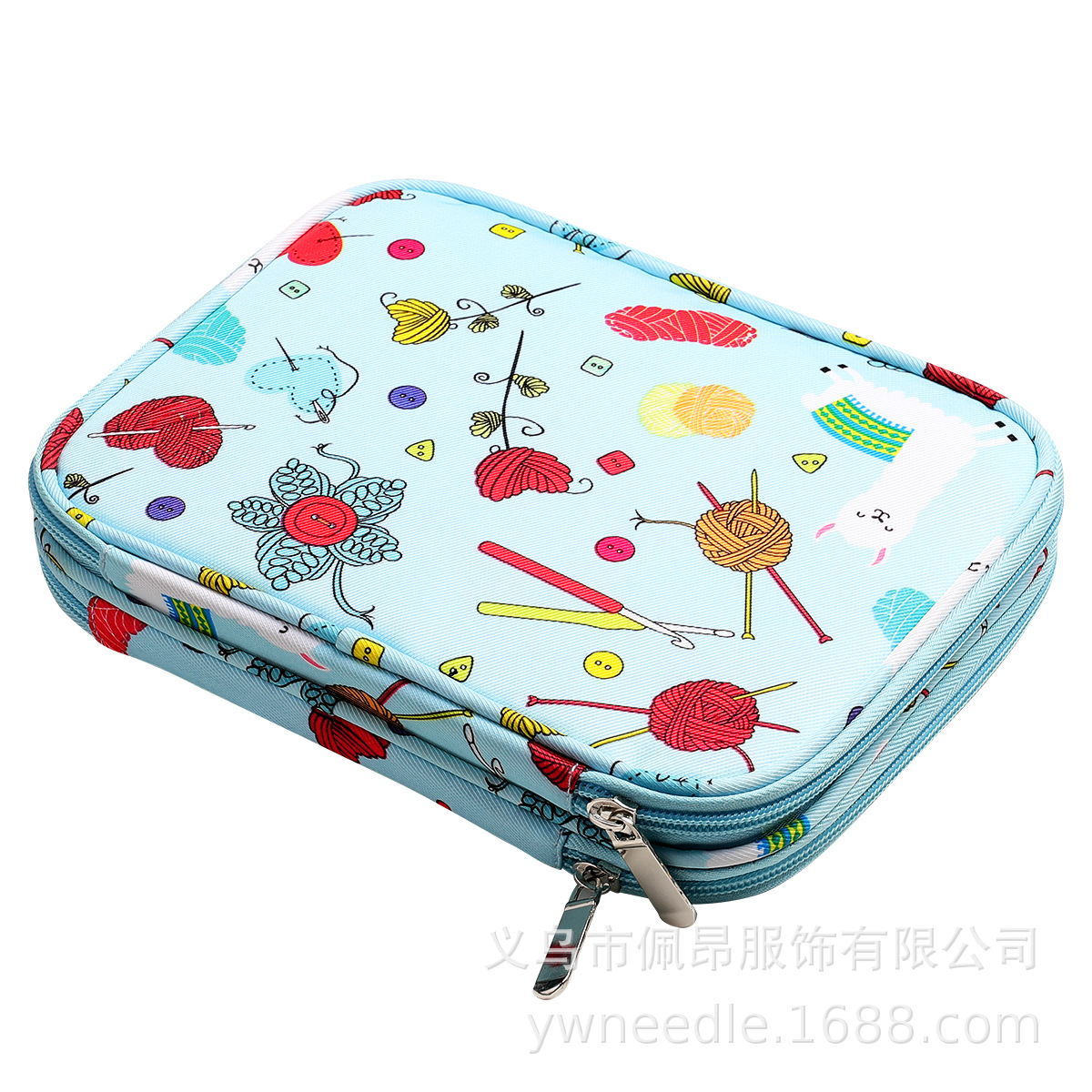 Blue empty bag