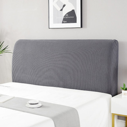 Thickened elastic all-inclusive bedside cover Nordic household simple soft-covered wood bedside cover bed back dust cover bed back cover