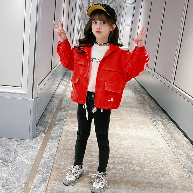 Spring short children's autumn jacket, 2020, children's clothing, Korean style, western style