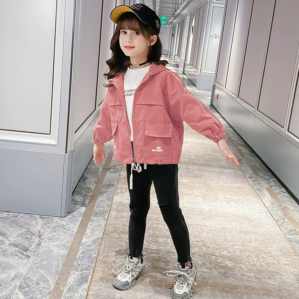 Big N -character jacket pink