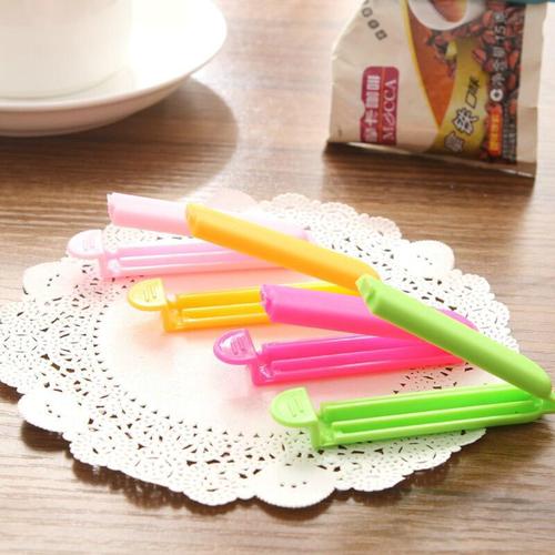 7CM sealing clip food sealing clip creative small gift frosted plastic sealing clip manufacturer can print logo