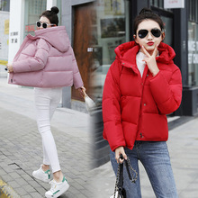 2022冬季新款韩版棉袄冬装棉服加厚短款学生棉衣女蓬蓬面包服外套