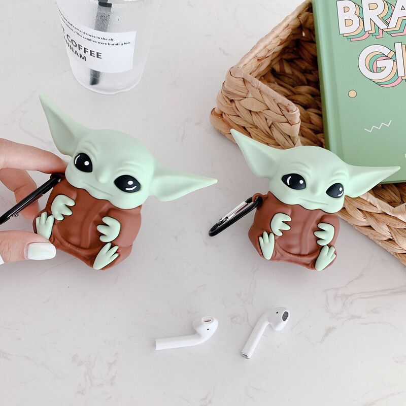 Star Wars Baby Yoda AirPods Pro3 Apple Bluetooth Earphone Case 2/4 Generation Protective Case Trendy