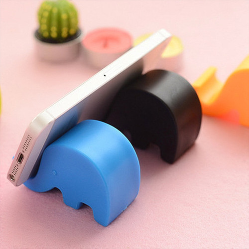 Creative little elephant mobile phone holder cute little fresh tablet support frame lazy mobile phone holder mobile phone holder desktop