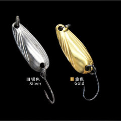 2.5g-13g shell pattern shell sequins with feather hook horse mouth hook red heart piece lure metal hard bait fishing bait fake bait
