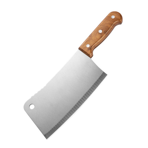 Stainless steel chef knife for kitchen, cutting, chopping, vendor product, home use, bone cutting, slicing knife, stall supply