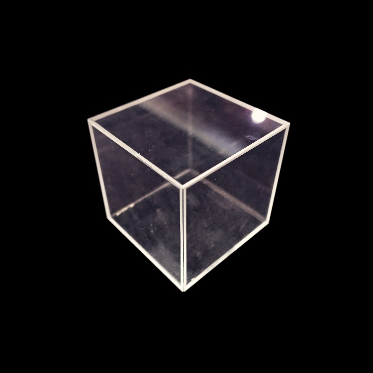 无缝型透明糖果包装盒 创意亚克力对插盒 亚克力包装工厂