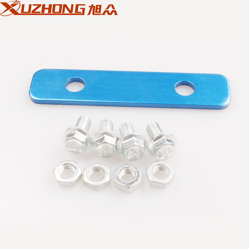 Car modification JDM car aluminum alloy license plate frame colorful aluminum license plate frame license plate frame