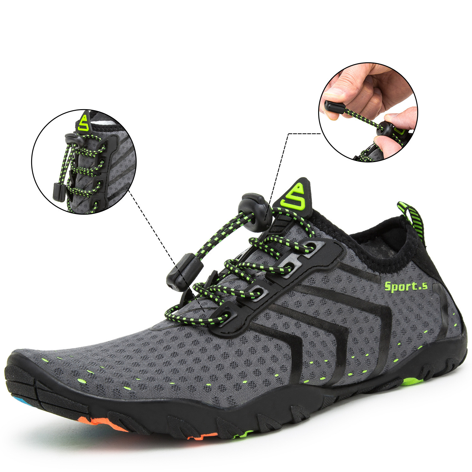 Shoes for Outdoor Activities: Five-Finger Climbing Shoes, Beach Shoes, Diving Shoes, Hiking Shoes, Swimming Shoes, Trekking Shoes, Split-Toe Non-Slip Shoes