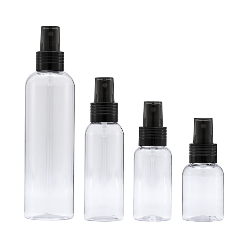 100-150ml botella de spray para mascotas transparente 200-250ml botella secundaria de rocío puro Botella de tóner Embalaje Xumin