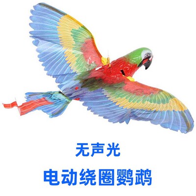 Go to the market Stall goods Electric Hanging wire Macaw children Electric toys Hanging wire Bird Chenghai Manufactor Direct selling