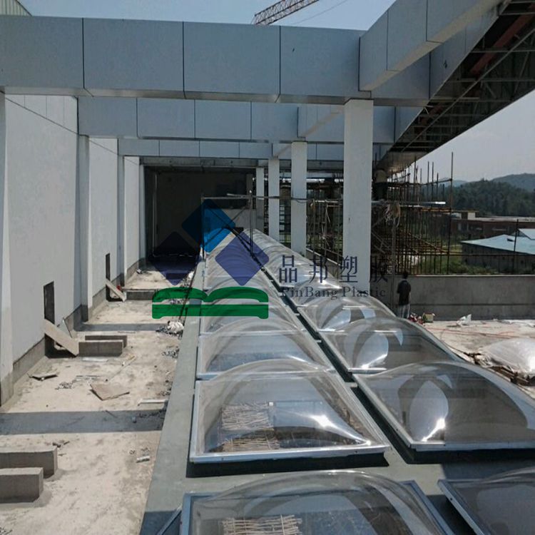 厂家供应聚碳酸酯采光罩PC阳光板加强厚度耐力板车棚温室大棚专用