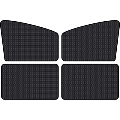 Car curtains: carbon yarn single perspective car side