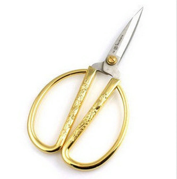 厂家直销 2号婚庆剪 开业典礼剪彩 结婚喜剪 6.5寸龙凤剪