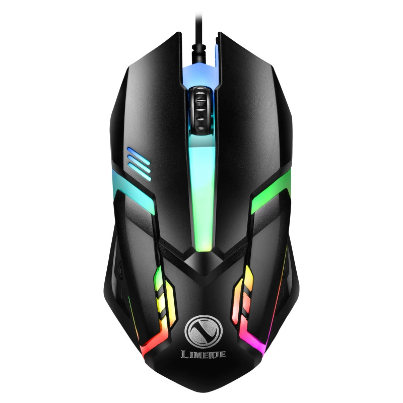 Комплект клавиатура и мышь GTX300, проводной USB-игровой набор, RGB подсветка, варианты белый/черный