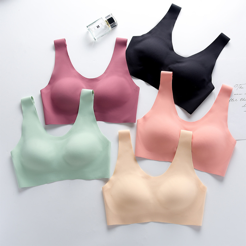 수 페리 어 에어 컵 속옷 도서관 원활한 수집 글로우 표면 아니 스틸 링 속옷 여자의 조정 가능한 브래지어 재고 머리