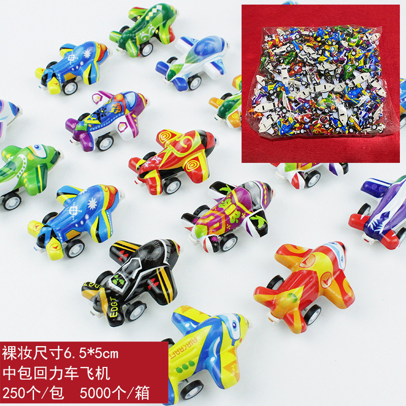 Escuela de los niños tirar del coche bebé gateando modelo avión estudiante empuje regalo al por mayor