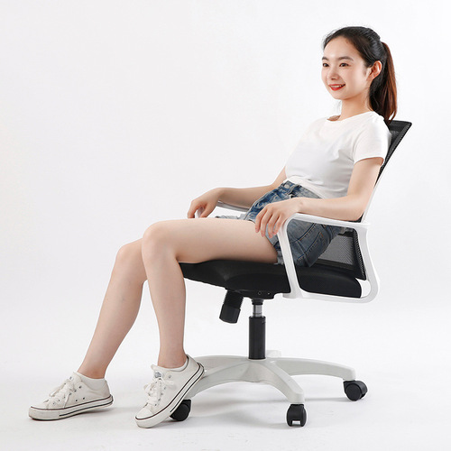 代发电脑椅家用卧室椅子靠背懒人办公椅舒适久坐人体工学升降转椅