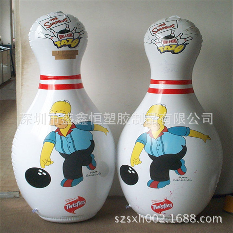 销售批发充气TPU充气瓶子 PVC吹气广告瓶 大型户外气模