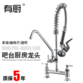 跨境英国水龙头花洒 全铜商用外贸厨房弹簧水龙头花洒  现货批发