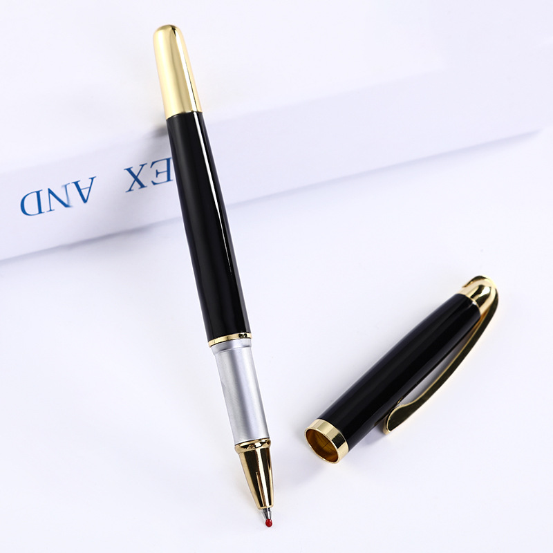 Fábrica al por mayor perla pluma de metal pluma de gel pluma de firma de negocios de alta gama pluma de metal logotipo de impresión de pluma