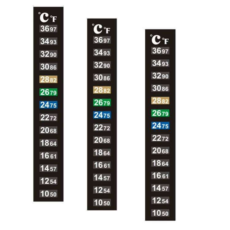 Аквариум цифровой ЖК-аквариум термометр полоса чувствительный к температуре цвет изменение температуры наклейка для измерения температуры аквариум термометр патч