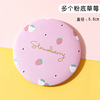 Fashionable cute small cartoon handheld round mirror for princess, South Korea