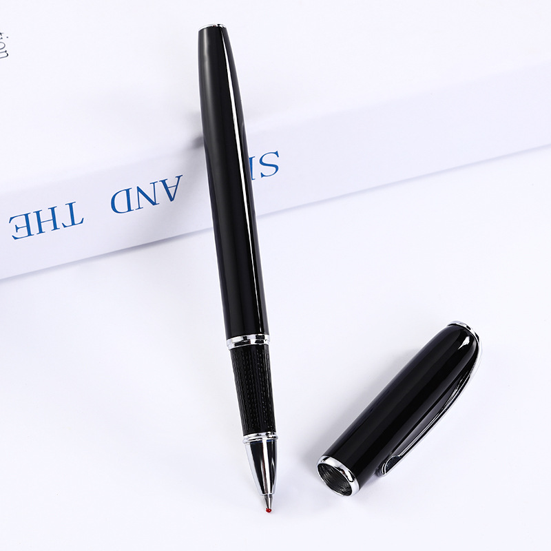 Fabricante en stock Bolígrafo de metal pluma firma pluma Oficina pluma de gel publicidad de negocios pluma de regalo pluma de metal letras