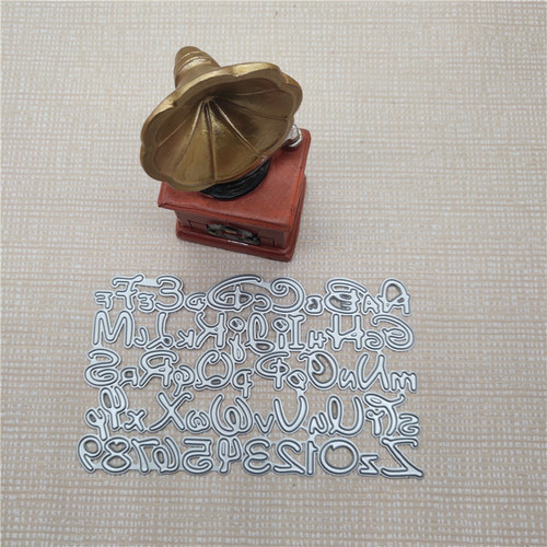 Cutting Die Cutting Die Letter Series Carbon Steel Embossed Die Home DIY Handmade Cutting Die