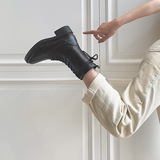 Martens, дышащие универсальные короткие сапоги в английском стиле на платформе, в британском стиле, сезон 2021, средней длины