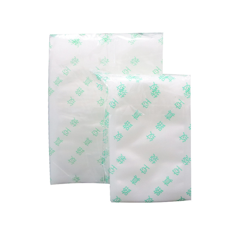 Bolsa de plástico sellada de malla bolsa de vacío de mantenimiento fresco hogar fresco de alimentos grano bolsa de vacío al por mayor en stock