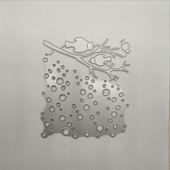 Cutting knife mold branches honeycomb background carbon steel embossed knife mold DIY handmade mold scrapbook etching knife mold