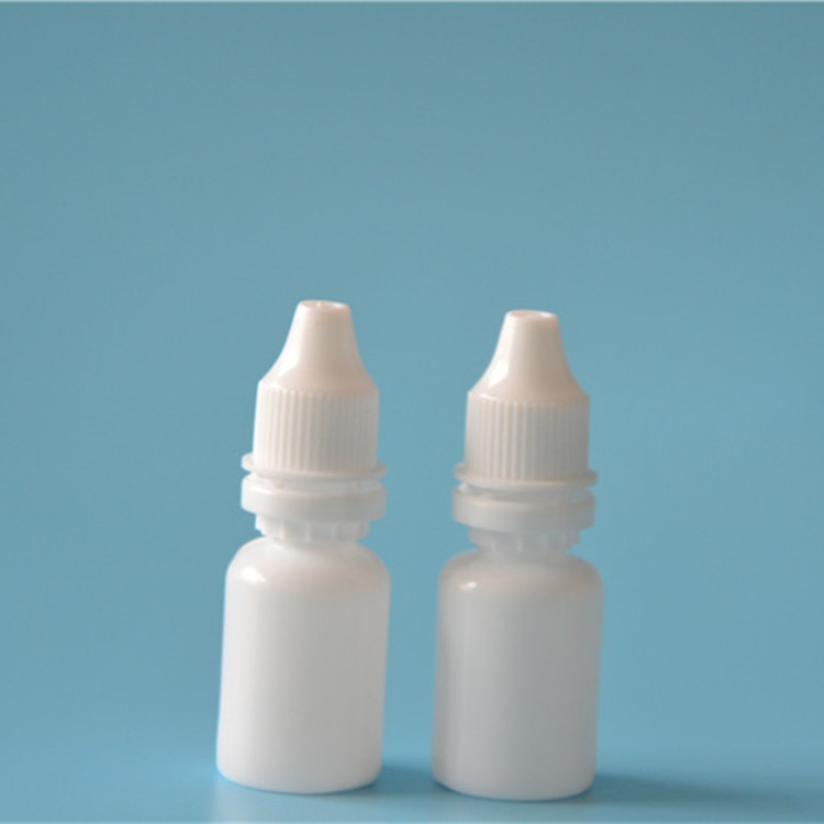 10ml毫升白色塑料滴眼剂瓶 PE液体挤压小油瓶子 化妆水分装瓶实惠