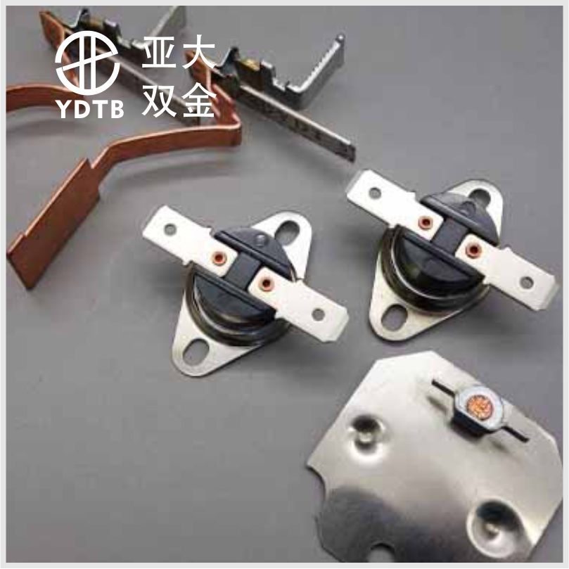 批发热双金属片温控开关控制器组装件常开常闭突跳式保护器零件