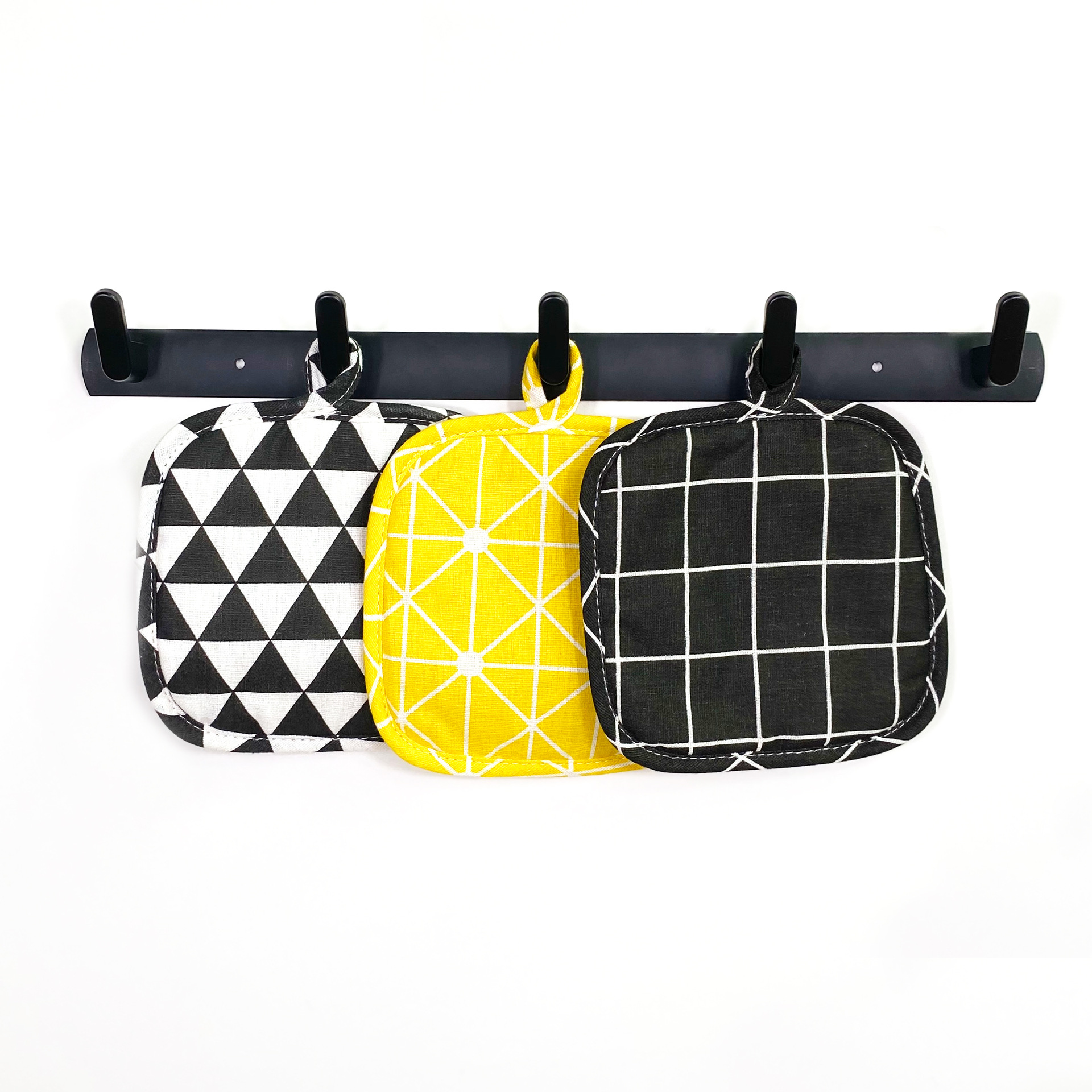 Estilo nórdico algodón y lino aislamiento estera cocina anti-scald multiusos olla estera mesa de comedor mantel de algodón mantel profesional al por mayor