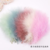 Manufacturers supply spot supply of full velvet feathers color full velvet feathers DIY turkey feathers wholesale