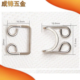 Горячая Продажа питания 17 # медный металлический воротник крючок воротник пряжка в форме листа Защита окружающей среды ветер Пряжка воротник Пряжка Бюстгальтер белье пряжка