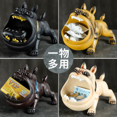 Cross-border exclusive supply of creative cartoon bully ashtrays for home living room and office decorations retro ceramic animals