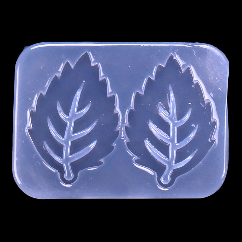 Espejo DIY cristal epoxi hoja de arce molde espejo Rosa hoja de tortuga hoja de silicona molde