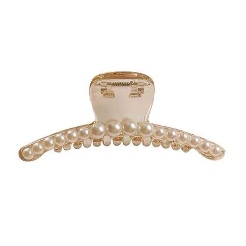 Korean ins pearl hairpin for women on the back of the head, large Internet celebrity hair clip, hair clip, hairpin top clip, headwear