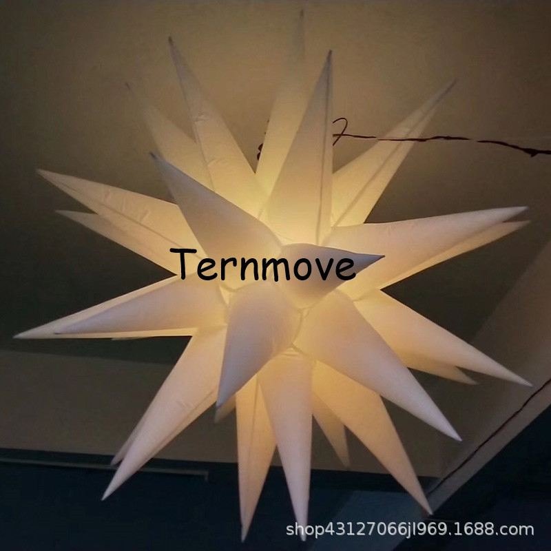 充气发光星星灯光气模酒吧夜总会展览装饰 爆炸满天星led悬挂美陈