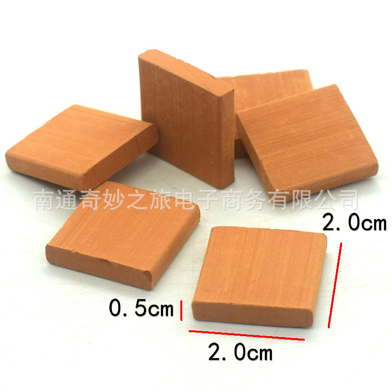 Pequeños albañiles modelo de construcción de ladrillos azulejos de los niños hechos a mano DIY casa Villa simulación mini ladrillo