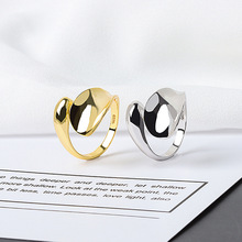歐美飾品戒指外貿爆款百搭韓版光身戒指開口女戒指飾品熱賣批發