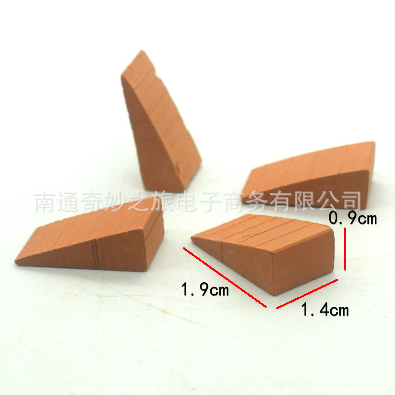 Pequeños albañiles modelo de construcción de ladrillos azulejos de los niños hechos a mano DIY casa Villa simulación mini ladrillo