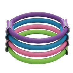 Manufacturer Direct Sales Upgraded Pilates Ring Yoga Assistant with Multicolor fiberglass crescent handle magic ring wholesale