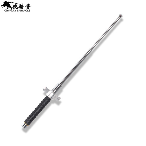 Solid three-section knife-throwing stick, anti-chopping telescopic swinging stick, self-defense, legal vehicle-mounted self-defense weapon, fighting supplies for men and women