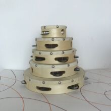 奥尔夫乐器 幼教教具 儿童玩具 打击乐器 手拍鼓 泡钉 羊皮 铃鼓