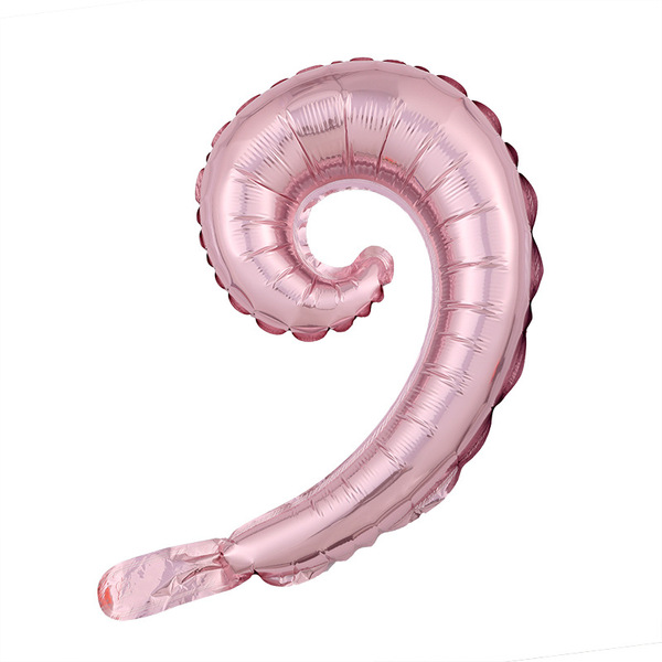New spiral decorative balloon aluminum film balloon balloon ball…