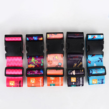 厂家可印制图案热转印5CM行李箱安全带行李带行李箱绑带密码海关