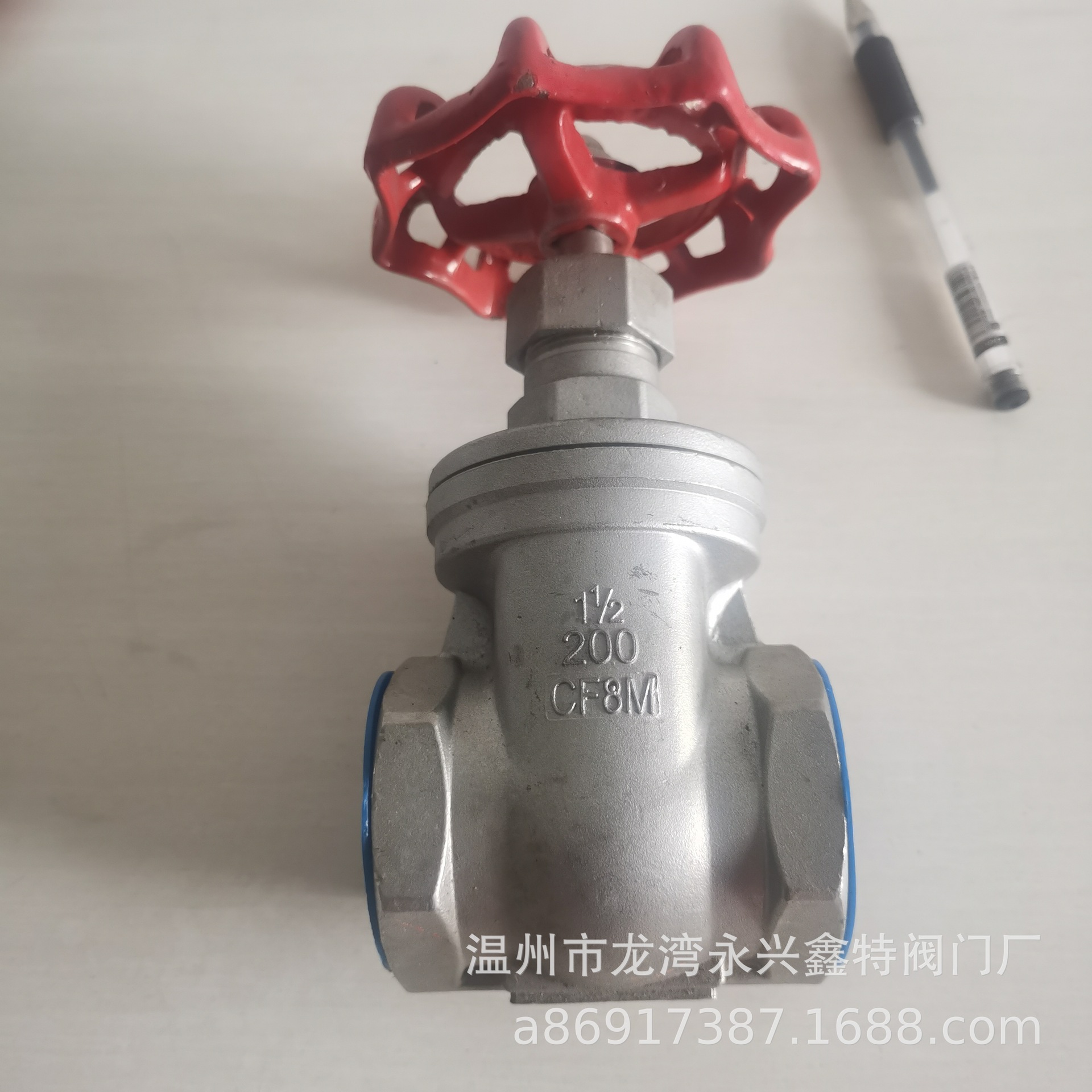 供应不锈钢丝扣闸阀、内螺纹304材质; 阀门厂 不锈钢闸阀